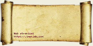 Jana Graovac vizit kartica